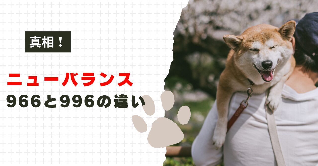 ニューバランス966と996の違い