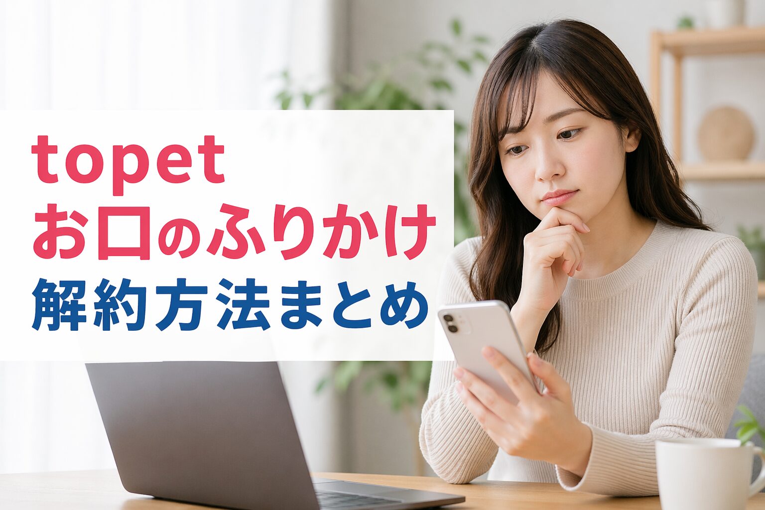 topetお口のふりかけ解約方法